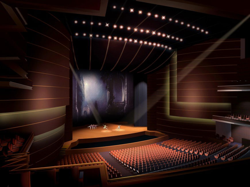 Photo of city auditorium design JPEG file