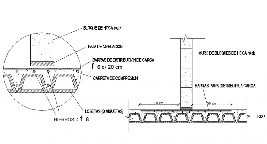 Pillar construction project detail