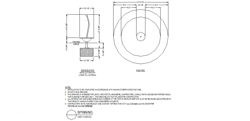 Pinning small nest detail plan and elevation layout file