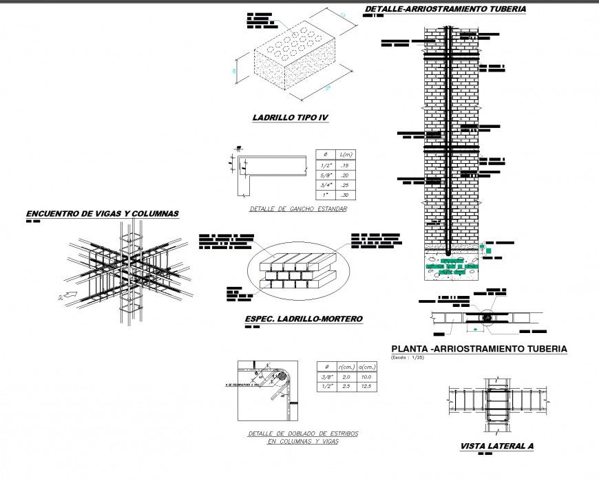 Pipe bracing and reinforcement joint section layout file