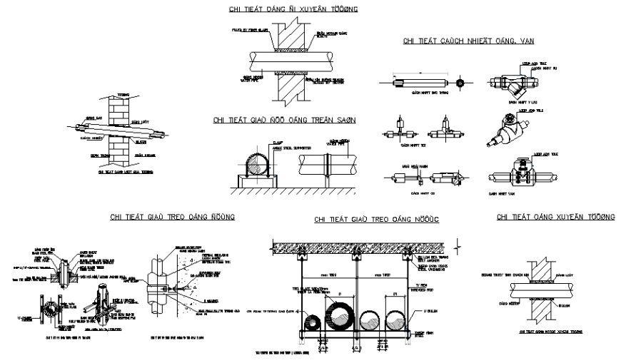 Piping and drainage drawing in dwg file.