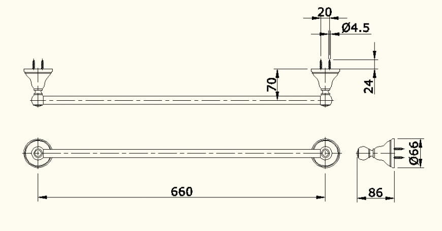 Piping system detail elevation layout file