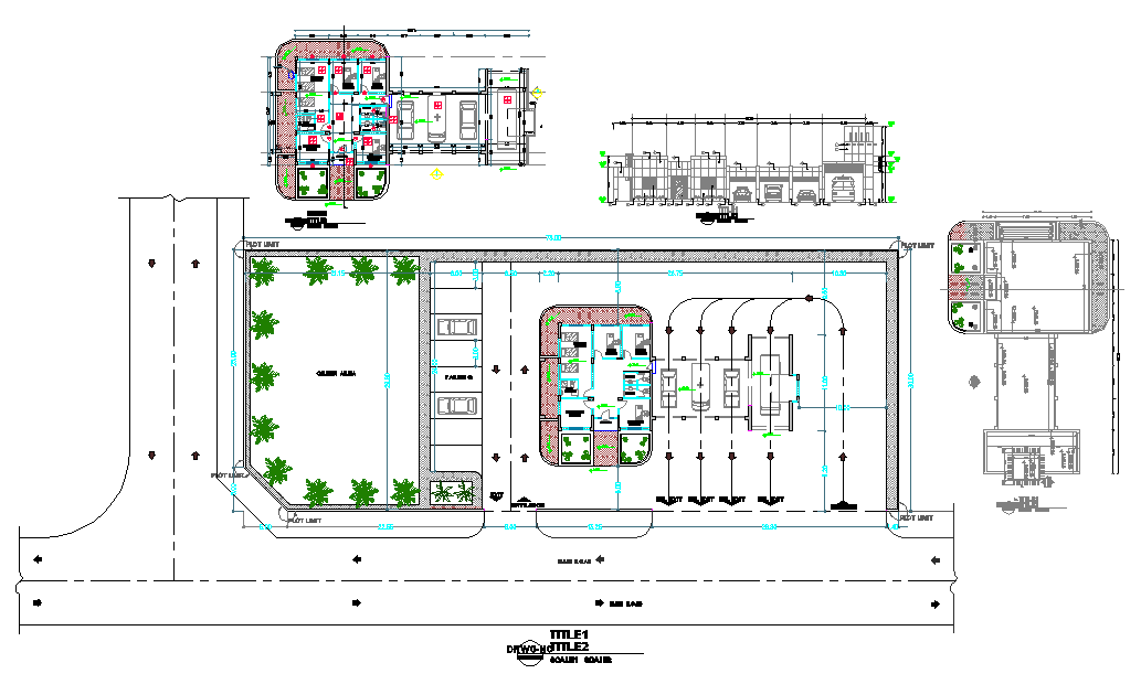 plan of hospital dwg file