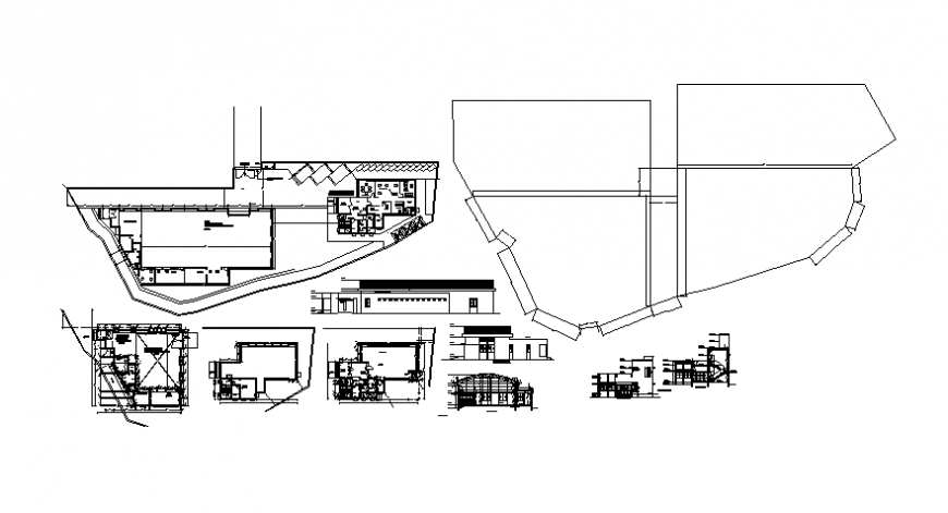 Plan and elevation of building