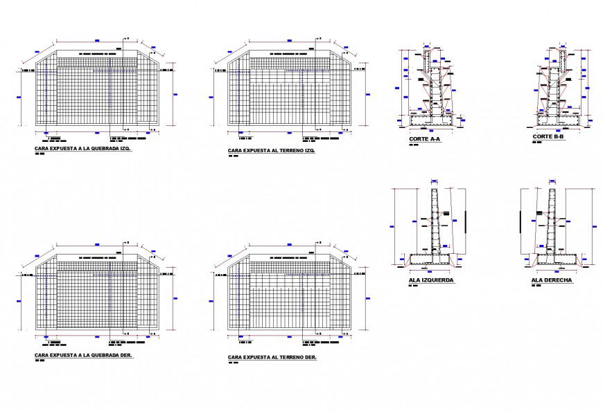 Plan and section bridge layout file
