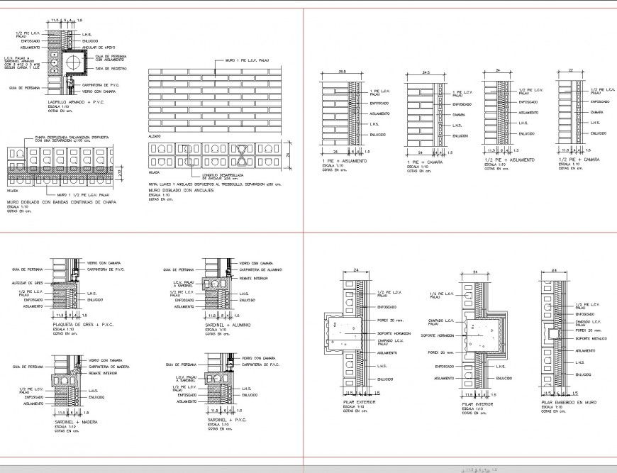 Plan Details reinforced concrete dwg file