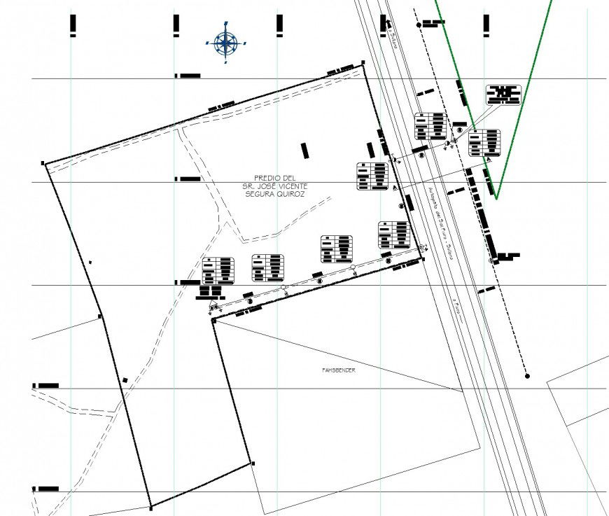 Plan geo referenced electrification project dwg file