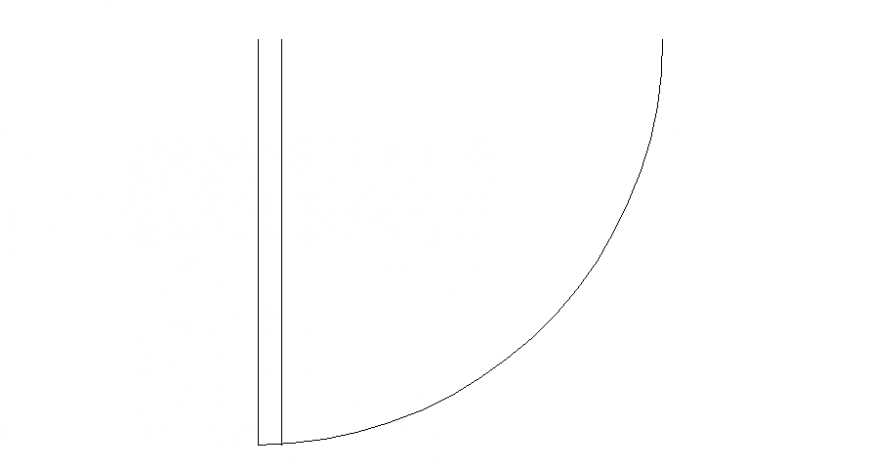 Plan of door design 2d view cad blocks autocad file