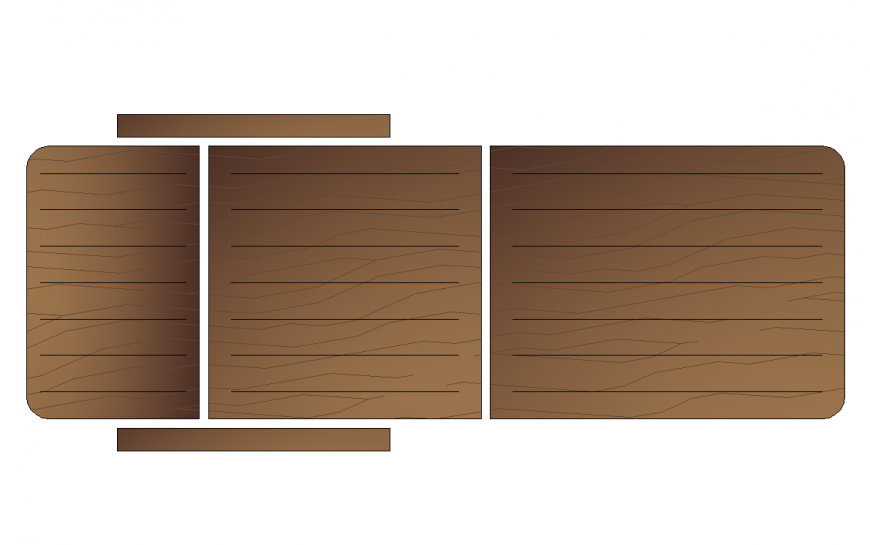 Plan of furniture block for resting chair dwg file