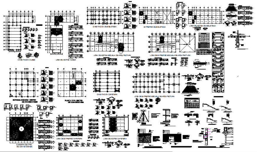 Plan structural section layout file