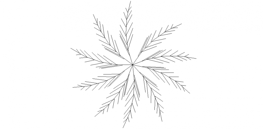 Plan with branch view design area and view of branch design dwg file