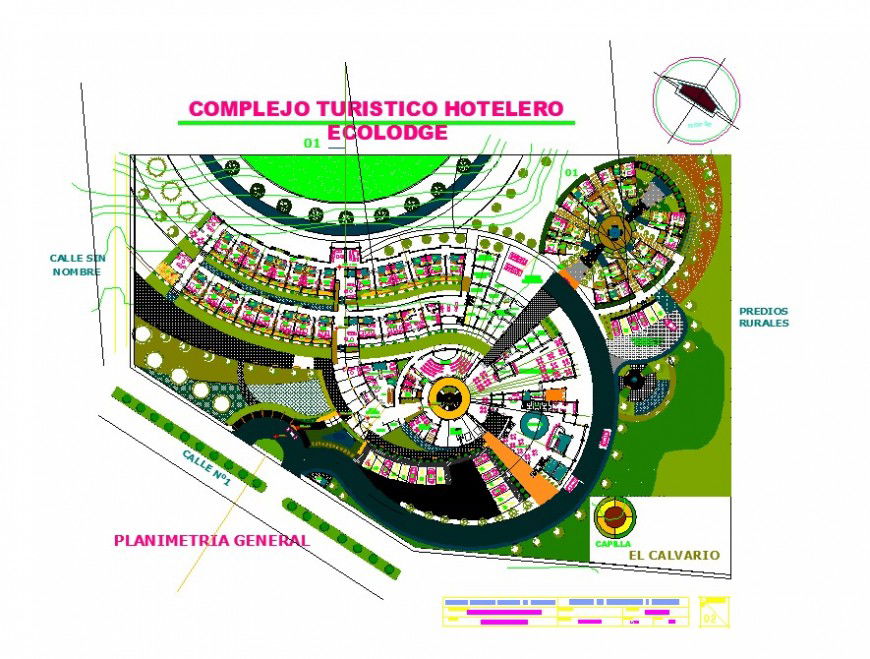 Planimeter general urban area plan 2d view CAD block layout autocad file