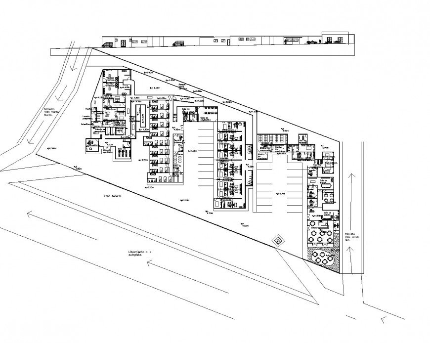 Planning Hospital commercial plan layout file