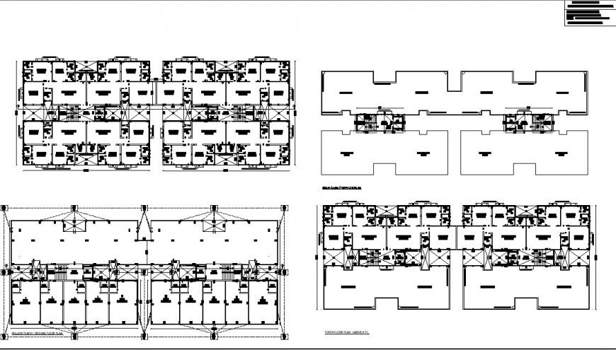 Planning of commercial school detail dwg file