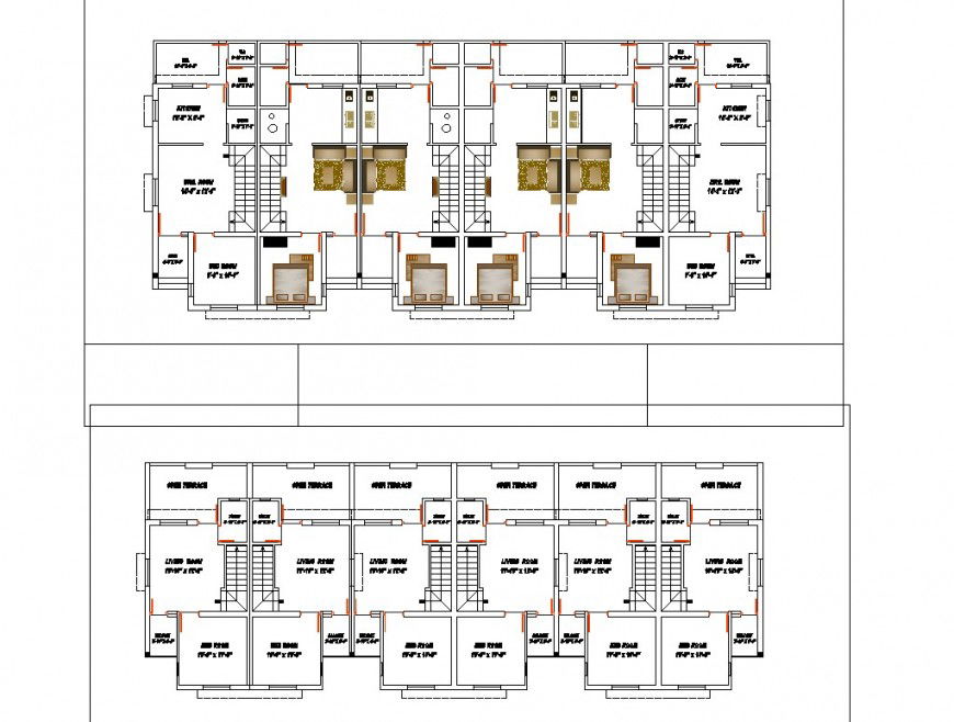 Planning of house detail dwg file