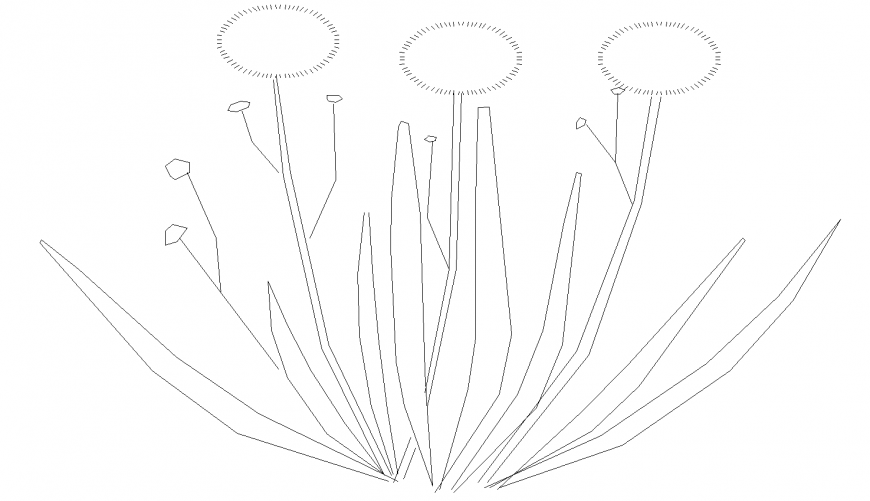 Plant AutoCAD file in dwg AutoCAD file.