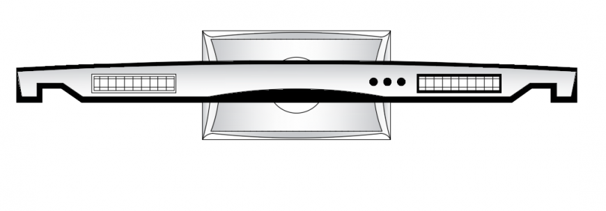 Plasma tv inner sectional details