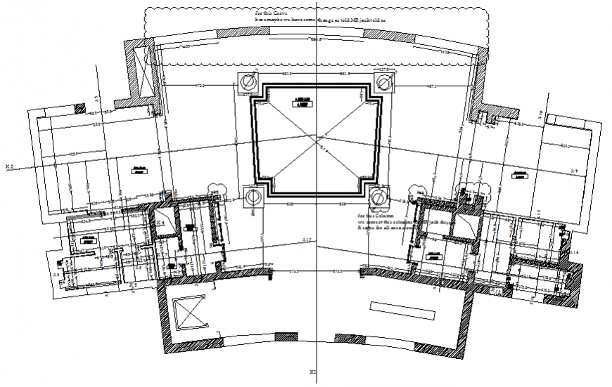 Plaster paint house layout plan with framing plan details dwg file
