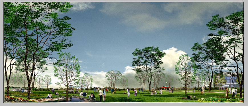 Play ground detail 3d model Photoshop file