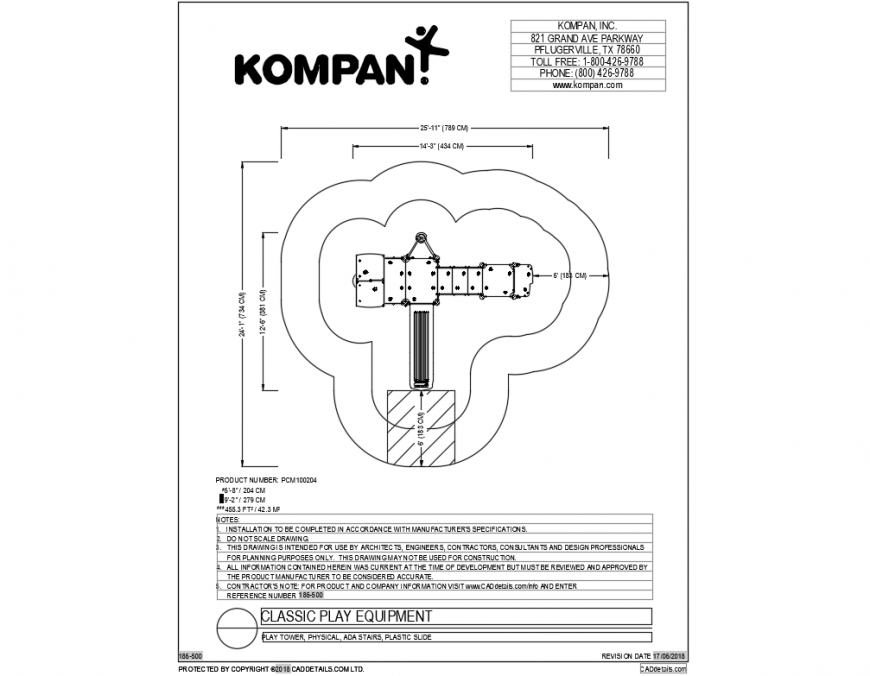 Play tower plastic slide play equipment dwg file