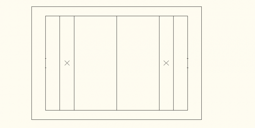 Playground plan design with architectural detail dwg file