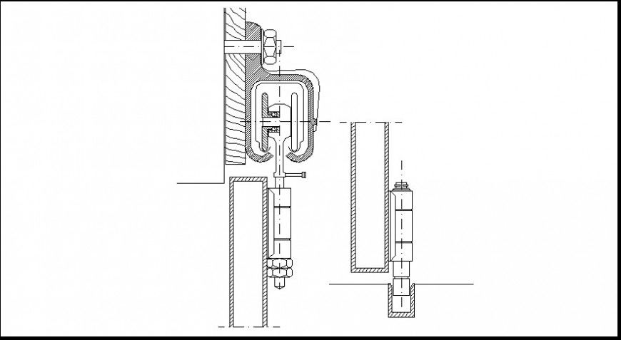 Plumbing and pipeline sectional 2d