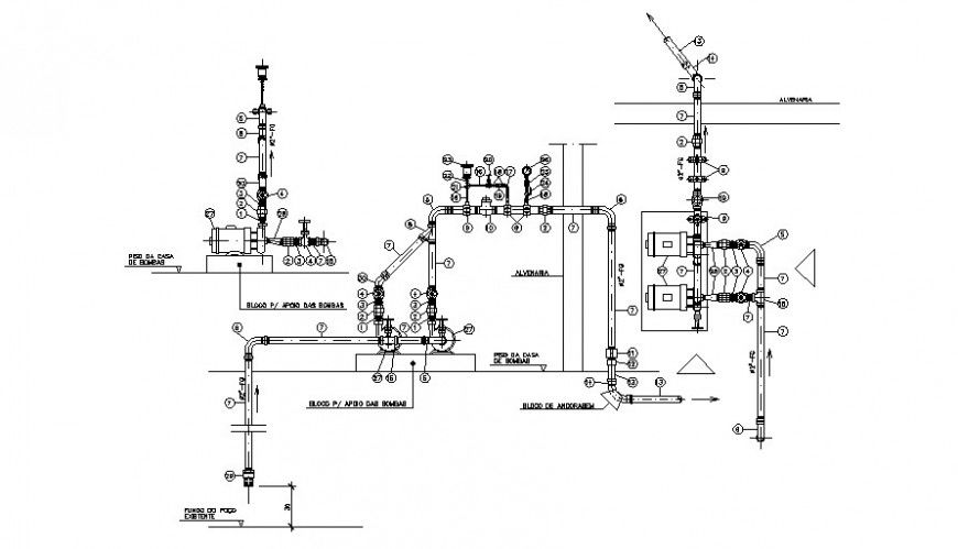 Plumbing blocks detail 2d drawings autocad software file