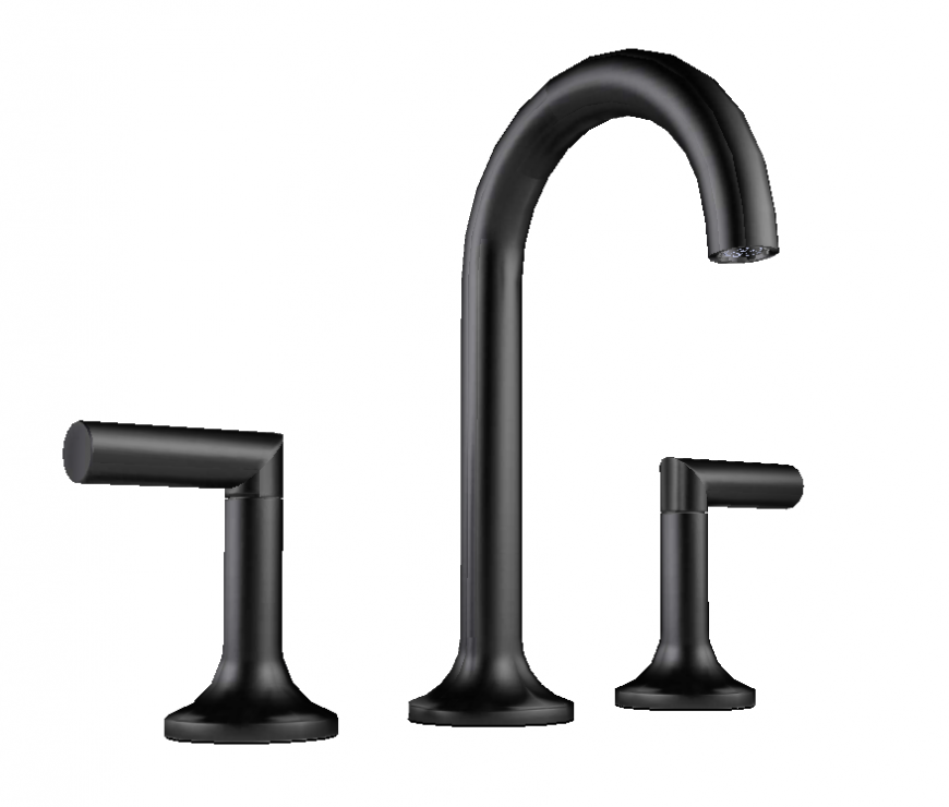 Plumbing unit tap detail layout 3d model sketch-up file