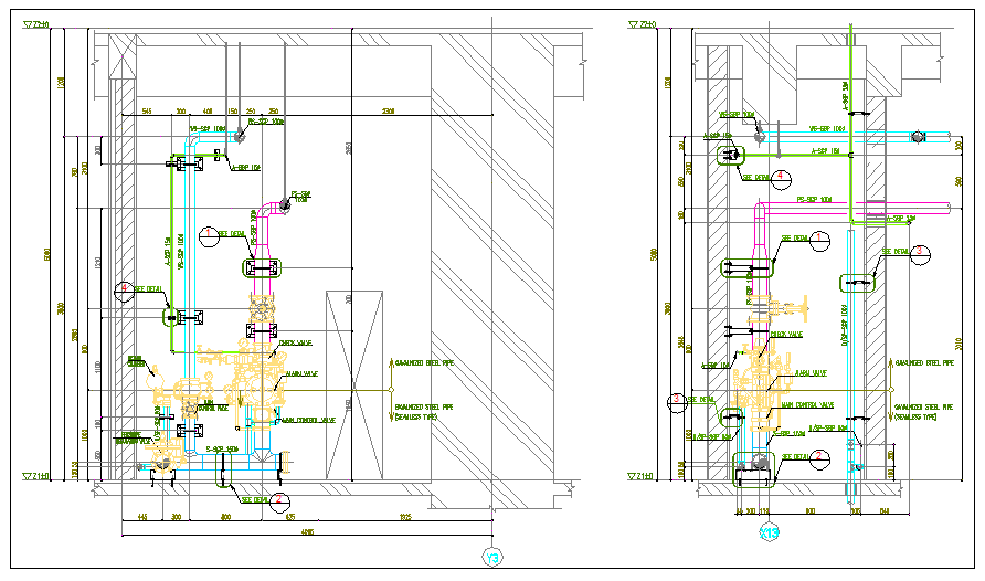 plumping detail dwg file