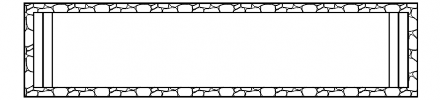 Pool drawings 2d view elevation AutoCAD software file