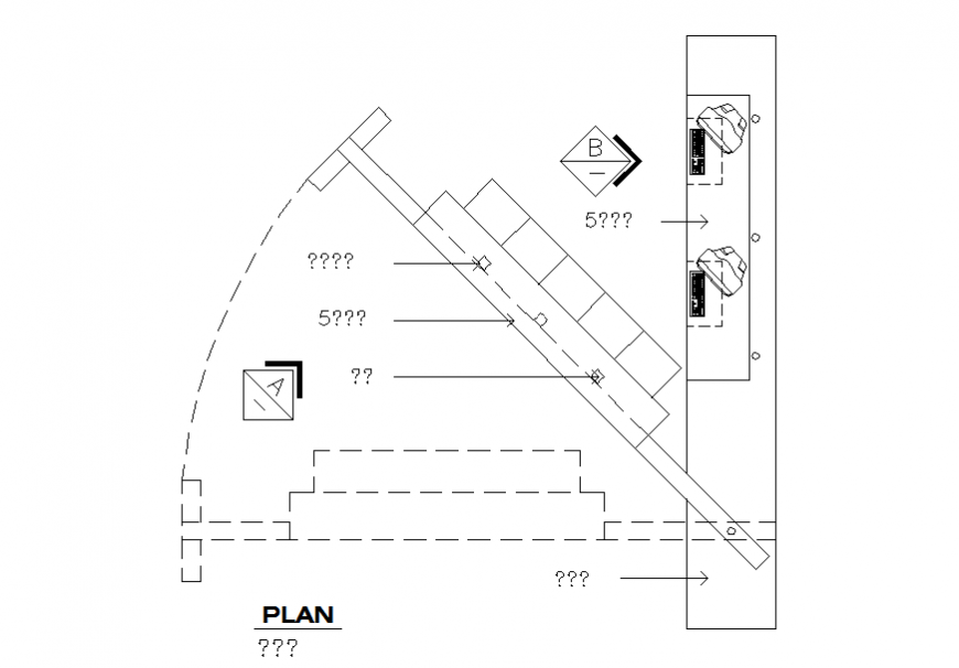 Power supply of office cabin pc cad plan details dwg file