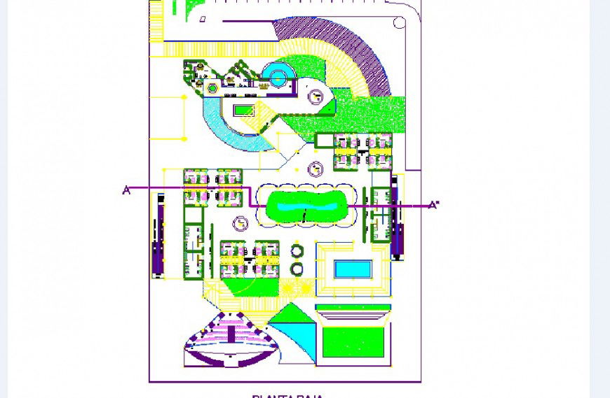 Pre-Primary Children School Distribution Plan CAD DWG File Download