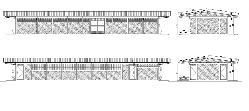 Primary school design drawing in dwg file.