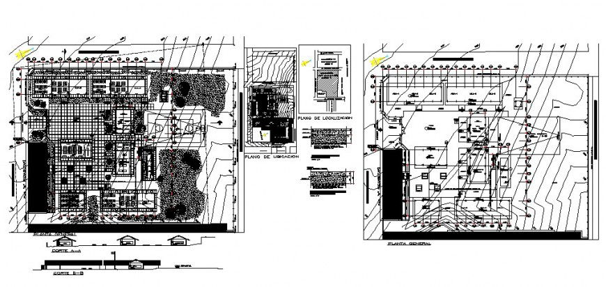 Primary school distribution plan cad drawing details dwg file
