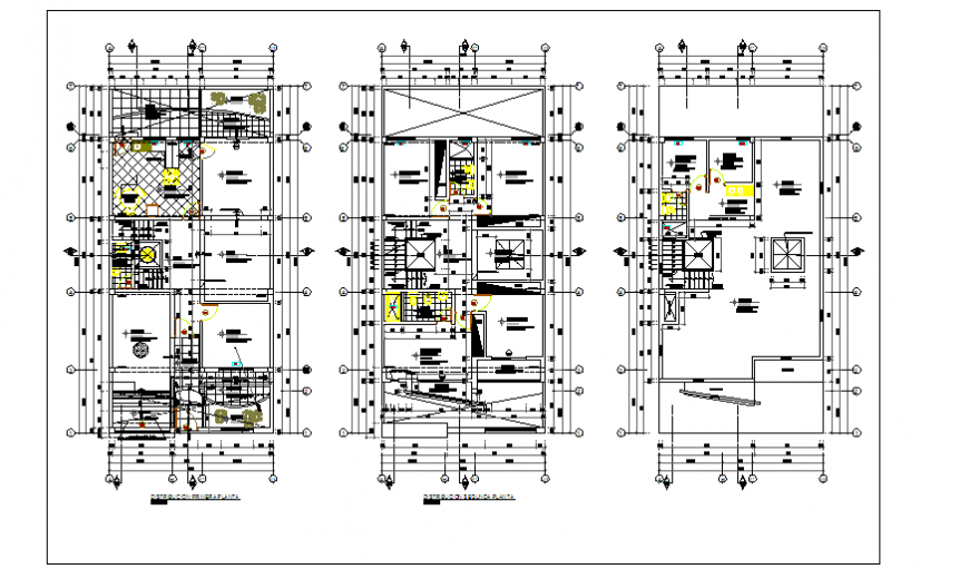 Proposed Architectural Housing design drawing of Single family house design drawing