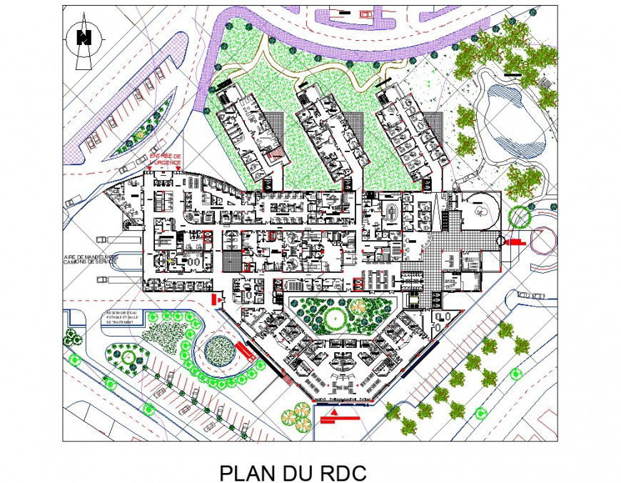 Proposed commercial building plan layout file