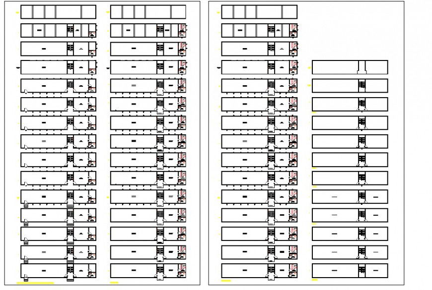 Proposed industrial building layout plan CAD block autocad file