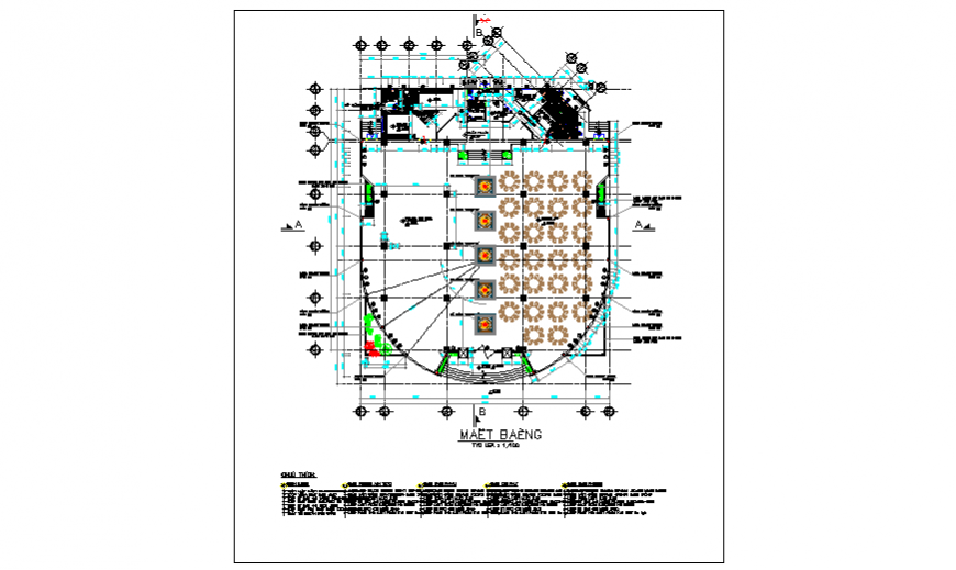 Proposed Layout of community center design drawing