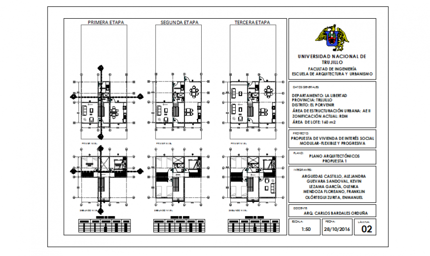 Proposed Layout of Social House building design drawing