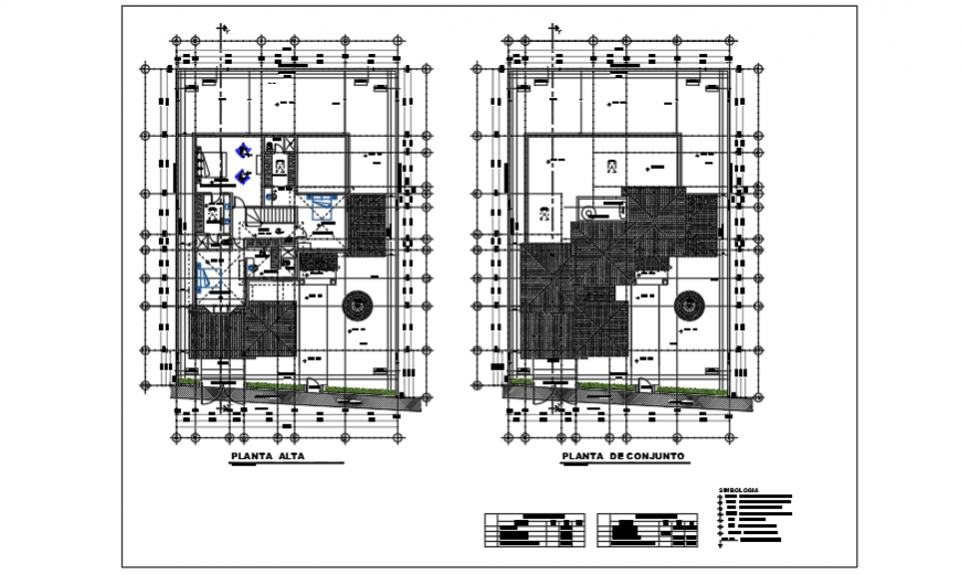 Proposed planning design drawing of residential house design