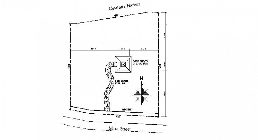 Proposed site plan and terrace plan of building units detail dwg file
