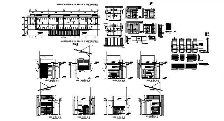 Public sanitary toilet drawings detail 2d view autocad software file