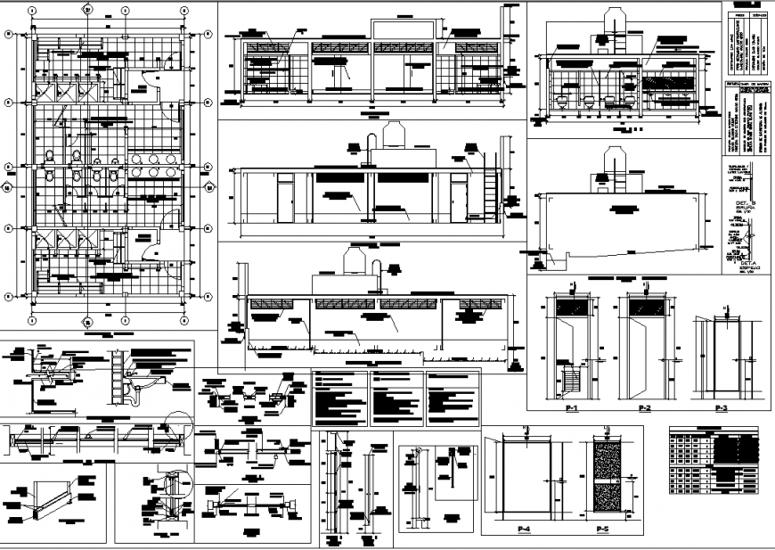 Public toilet block detail draing in dwg AutoCAD file.