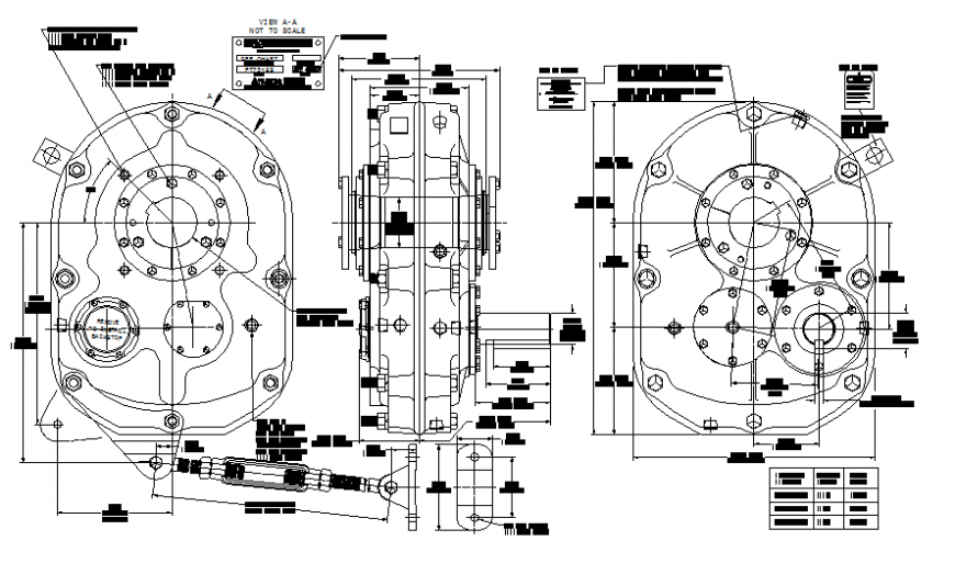Pump house electric installation and plumbing details dwg file