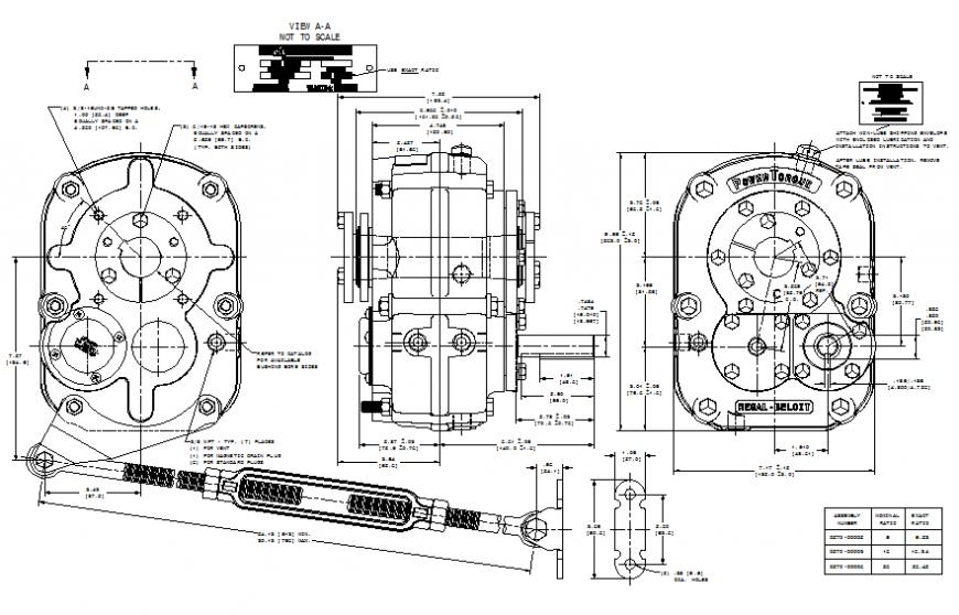 Pump house section and electric installation details dwg file