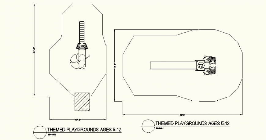 Pump shaped dual park themed layout file