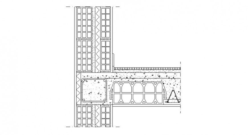 RCC structural blocks drawings layout autocad file
