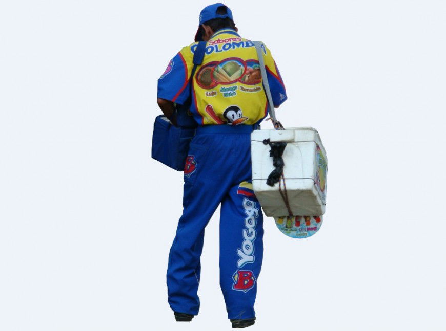 Rear elevation of man detail 3d model layout people block photo file