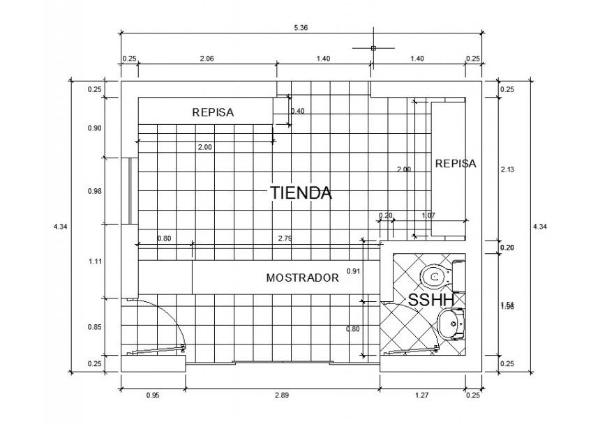Reception area of hotel with interior and furniture cad drawing details dwg file