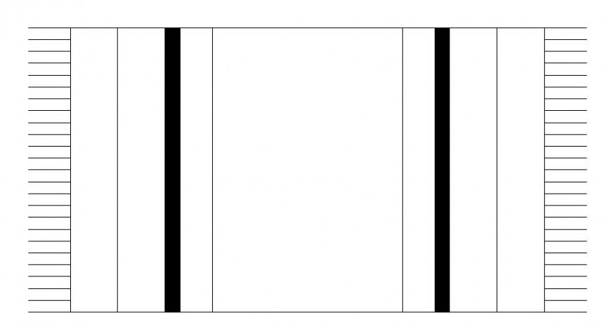 Rectangular carpet plan with house hold block in AutoCAD